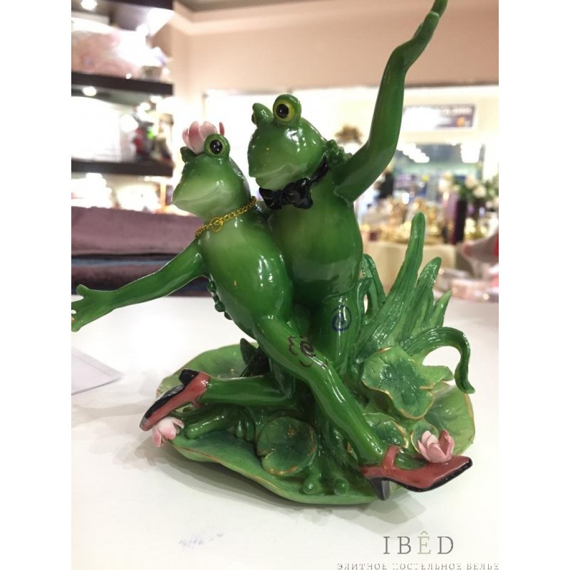 керам.статуэтка Танцующая лягушка